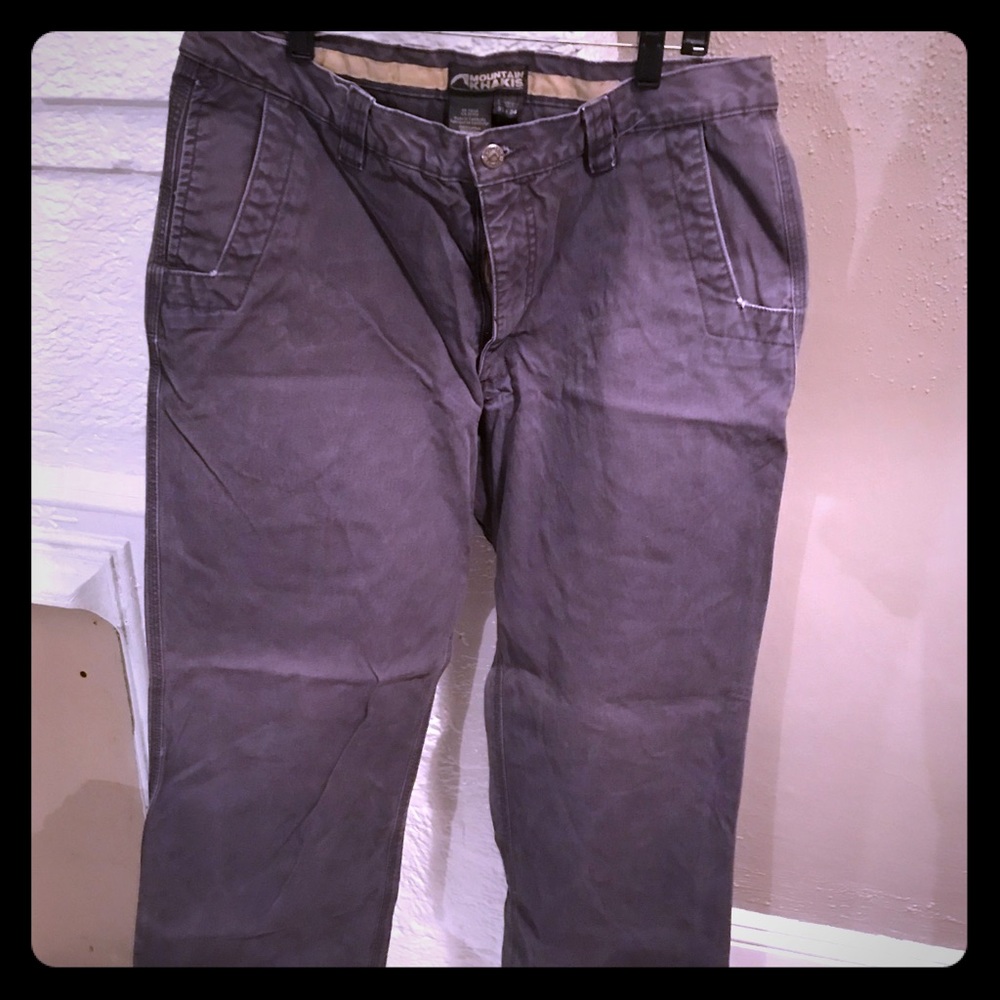 Men's Gray Chinos